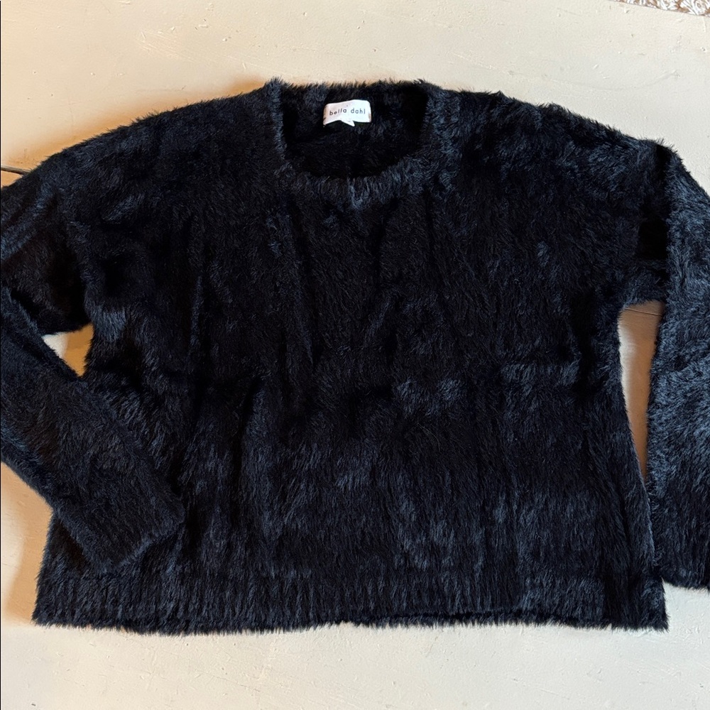 Black Fuzzy Sweater
